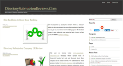 Desktop Screenshot of directorysubmissionreviews.com