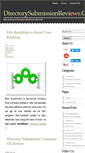 Mobile Screenshot of directorysubmissionreviews.com