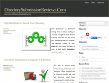 Tablet Screenshot of directorysubmissionreviews.com